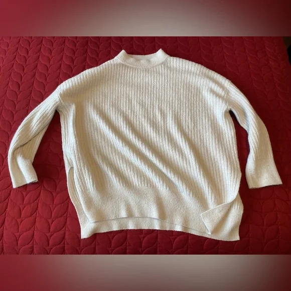 H&M Cream Ribbed Knit Pullover - Picture 4 of 5